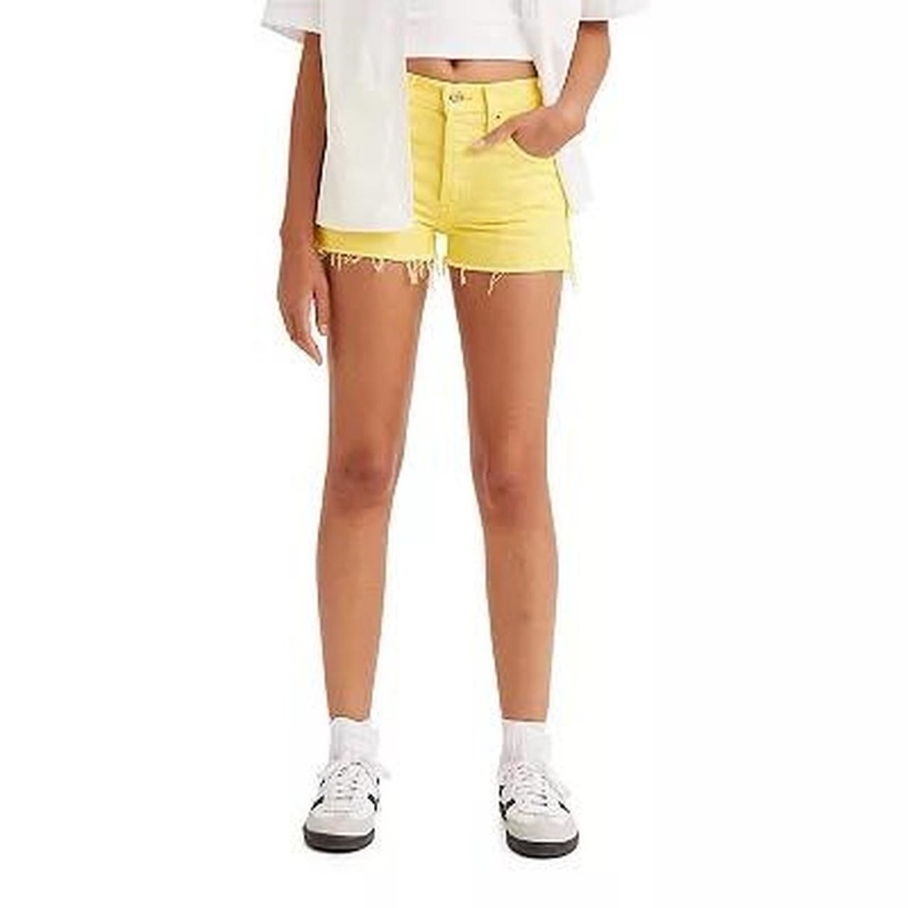 Levi’s 501 Denim Shorts - yellow